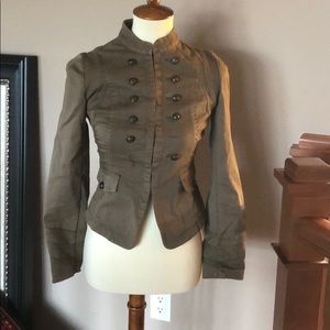 Woman’s INC military green blazer